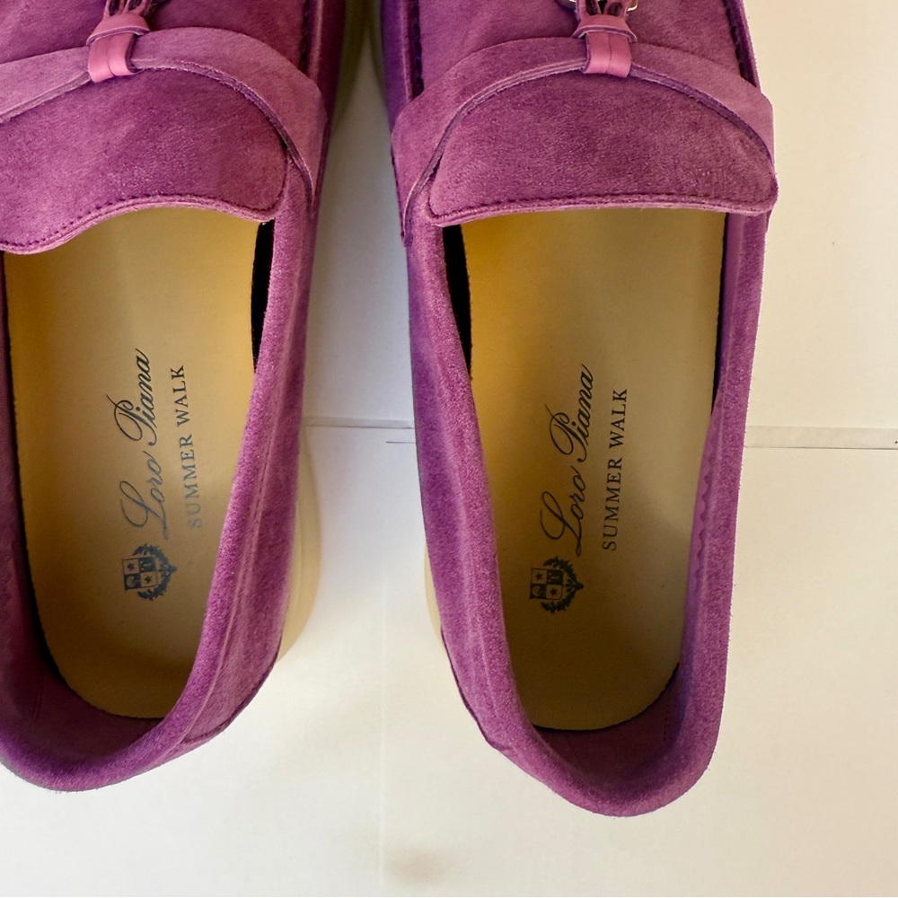 NWT Loro Piana Summer Charms Walk Loafers size 39fit 8-9 US AUTHENTIC - Picture 7 of 10